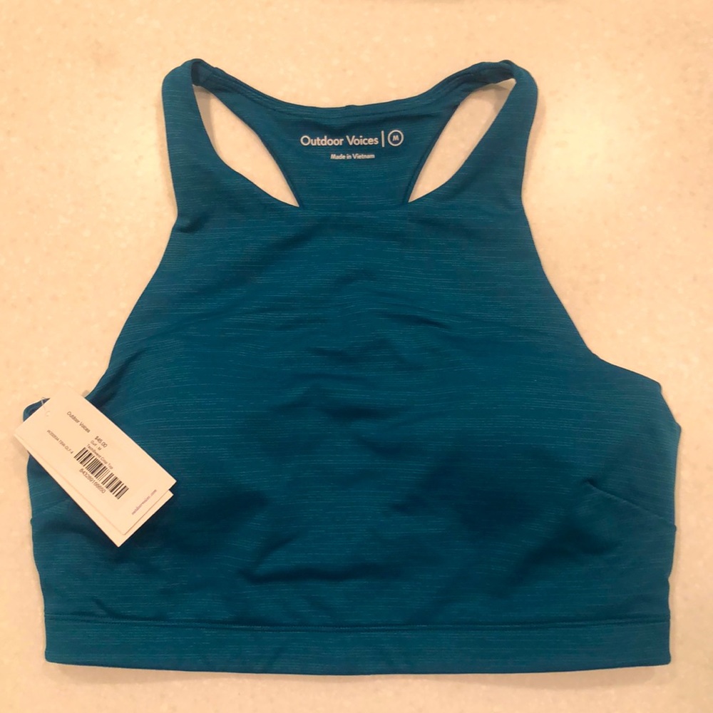 NWT Sold out color! Outdoor Voices Tech Sweat Crop